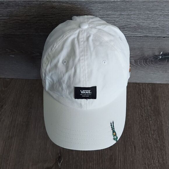 VANS X SPONGEBOB CURVED BILL JOCKEY ADJUSTABLE HAT - WHITE - Picture 2 of 8